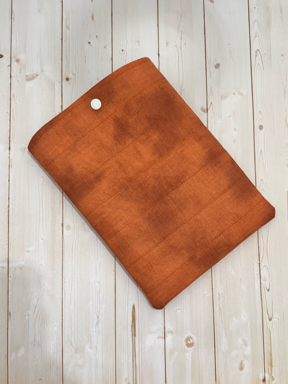 Rust Orange Quilted Sleeve Case